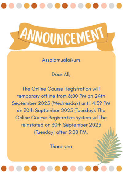 Cute Class Announcement Poster