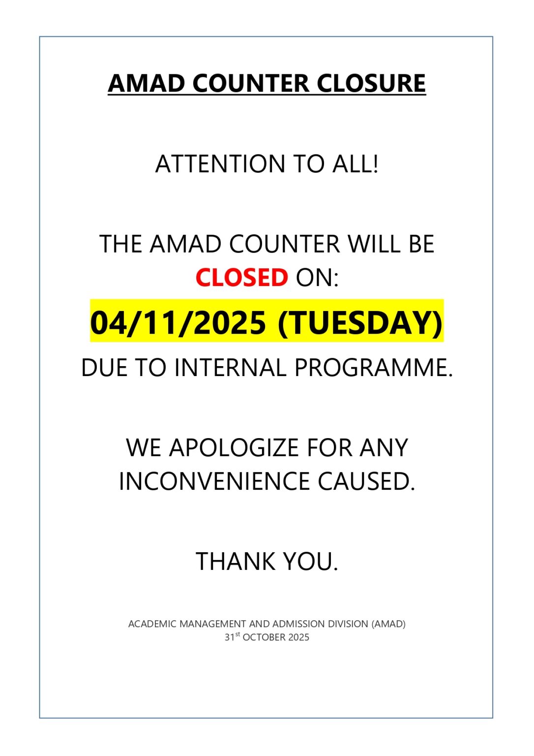 NOTICE CLOSURE OF COUNTER – TEAM BUILDING_page-0001 – Academic ...
