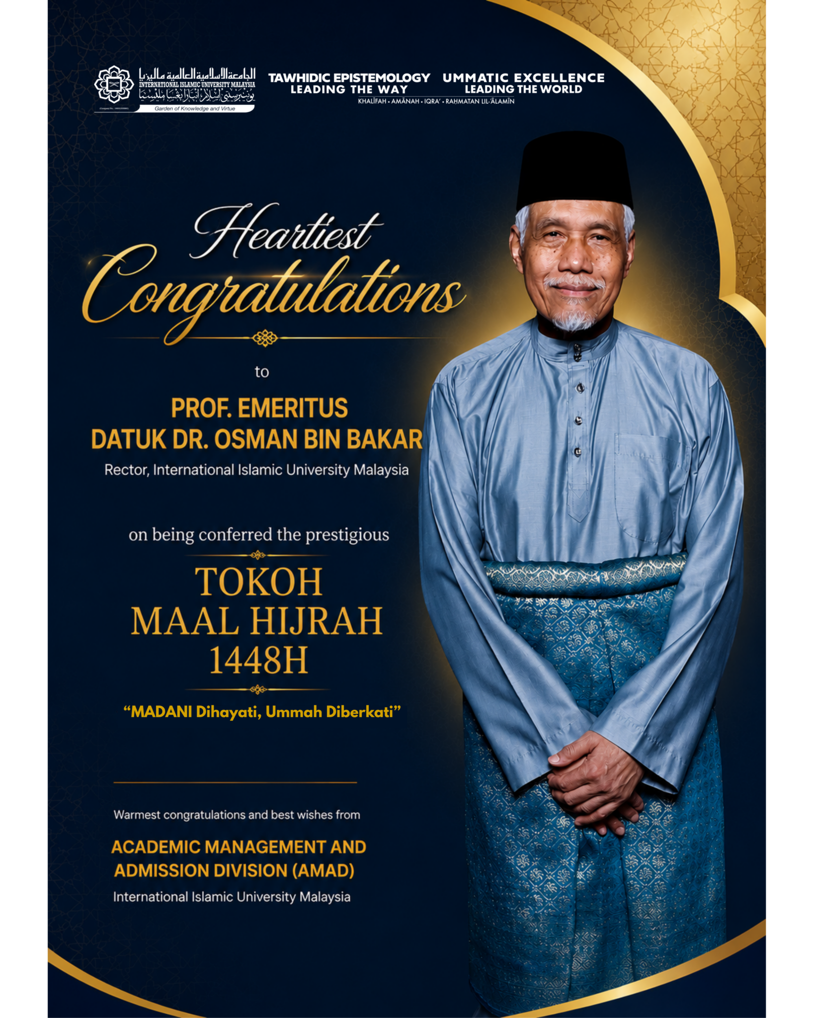 Heartiest Congratulations!