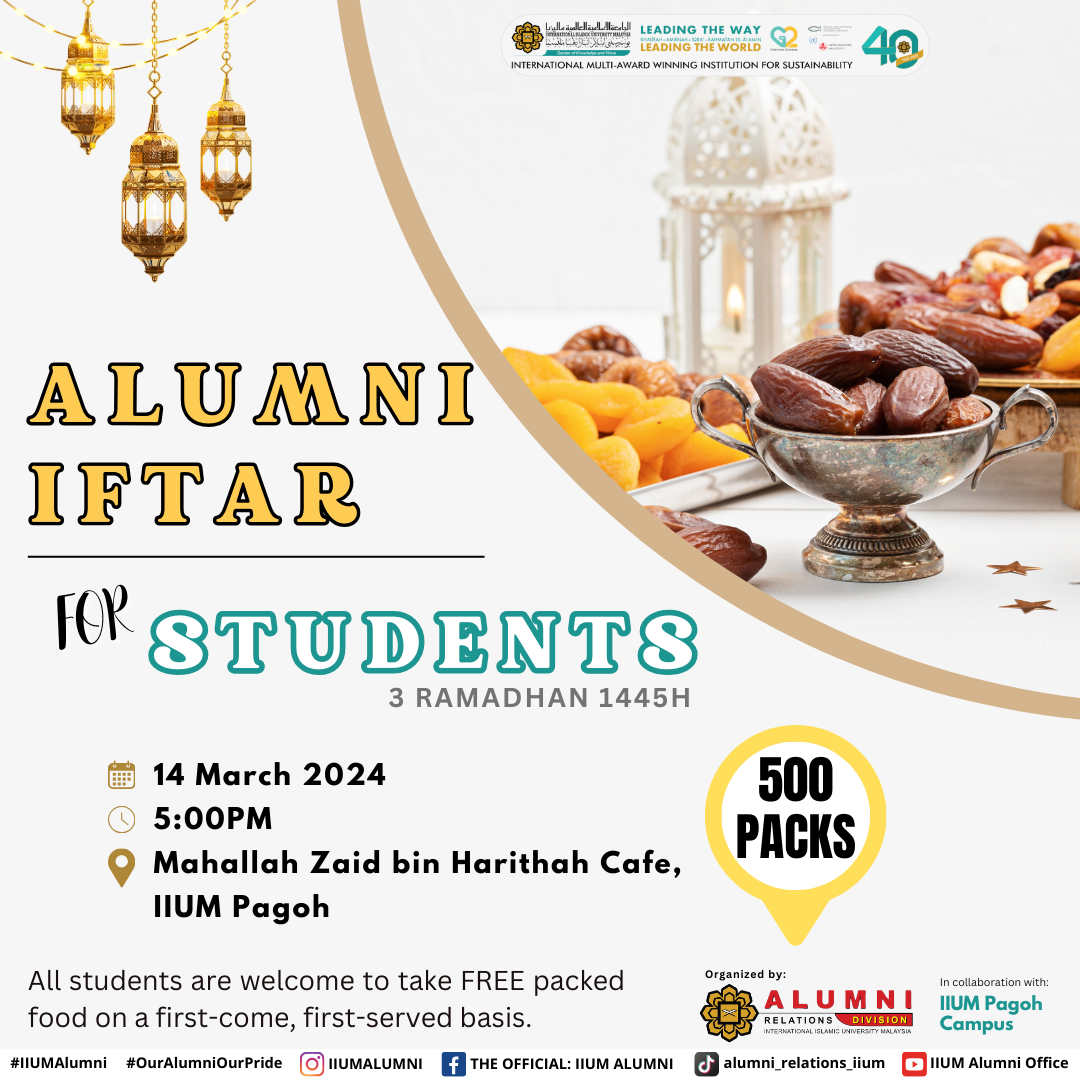 Alumni Iftar for Students (PAGOH)