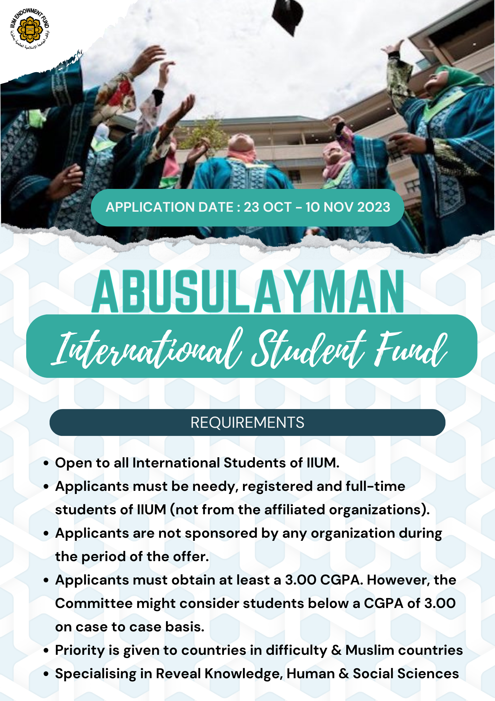 ABUSULAYMAN INTERNATIONAL STUDENT FUND