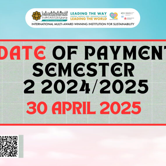 DUE DATE OF PAYMENT FOR SEMESTER 2 2024/2025