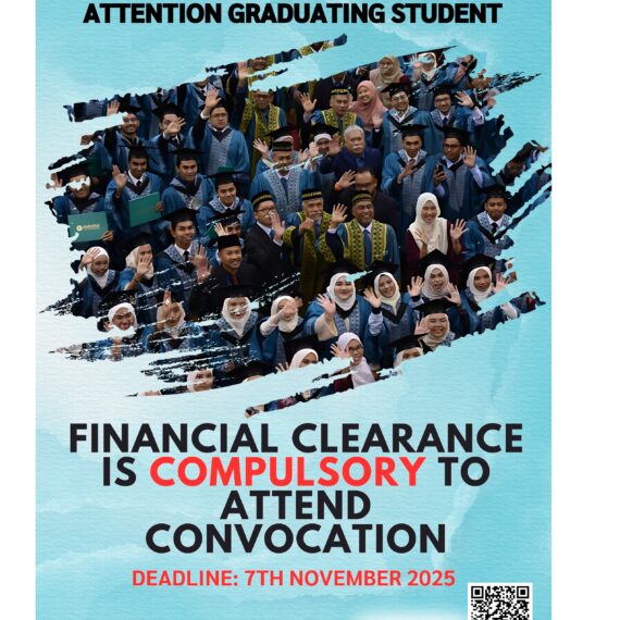 FINANCIAL CLEARANCE REQUIRED TO ATTEND CONVOCATION CEREMONY