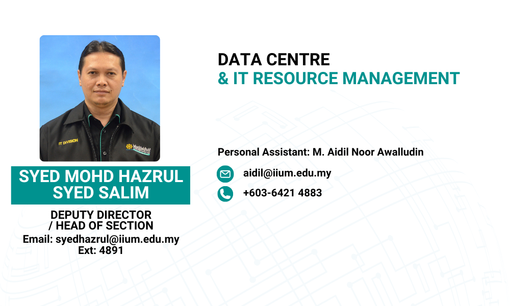DATA CENTRE & IT RESOURCE