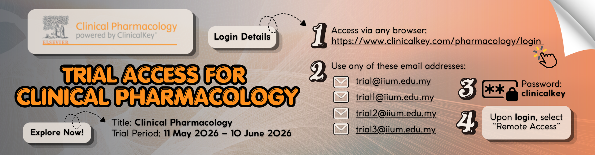 Slider Trial Access for Clinical Pharmacology