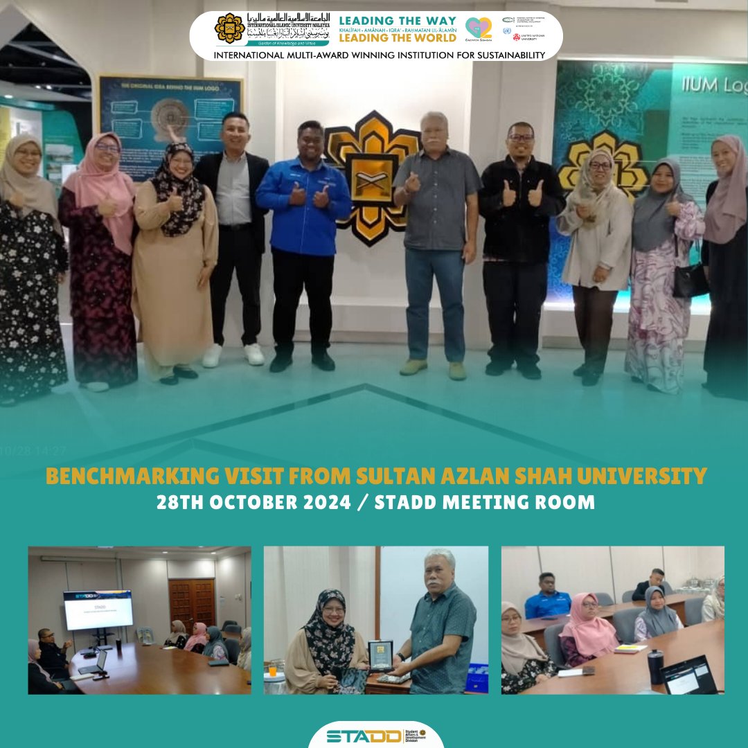 Benchmarking visit from Sultan Azlan Shah University