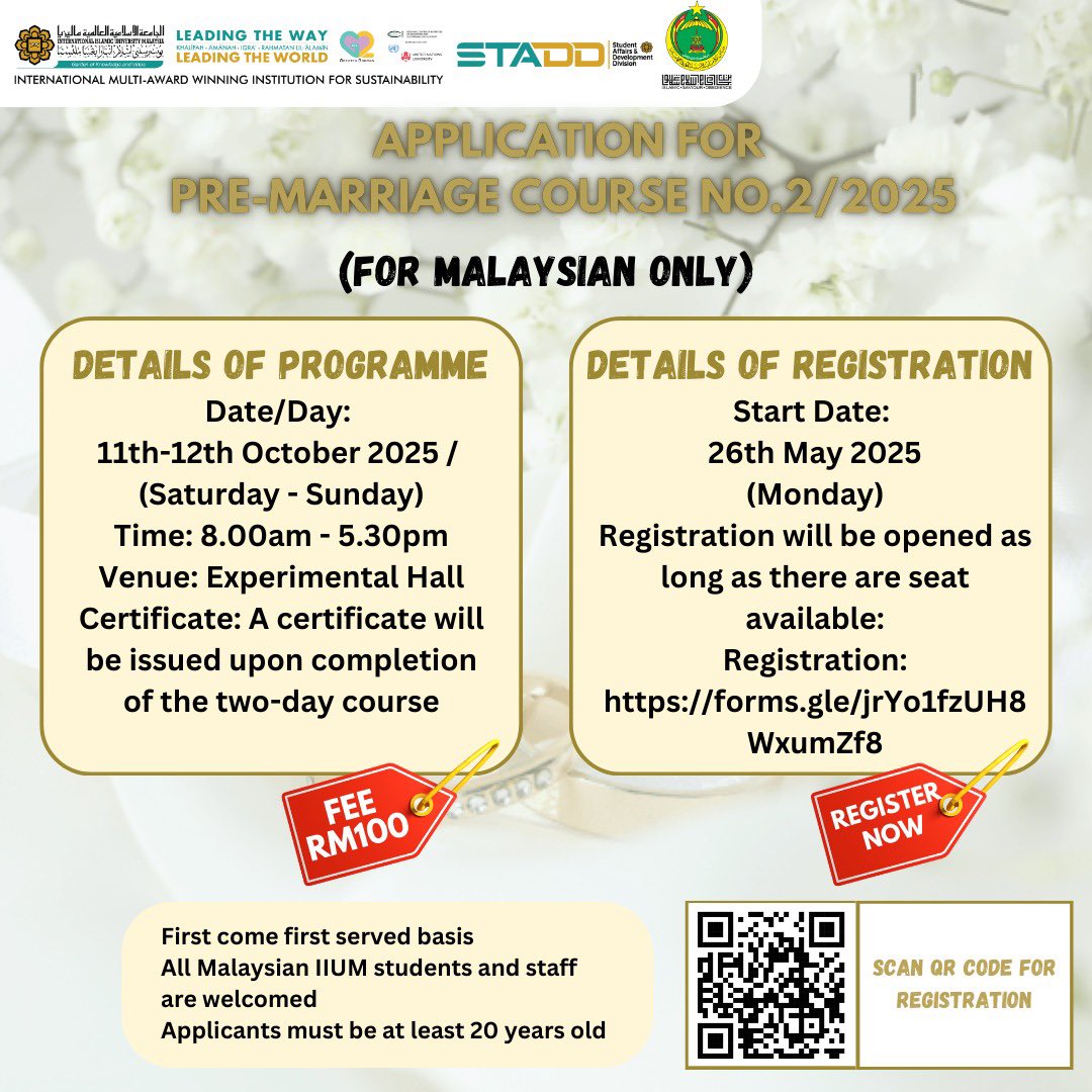 Jabatan Agama Islam Selangor (JAIS), Student Affairs and Development Division (STADD), IIUM