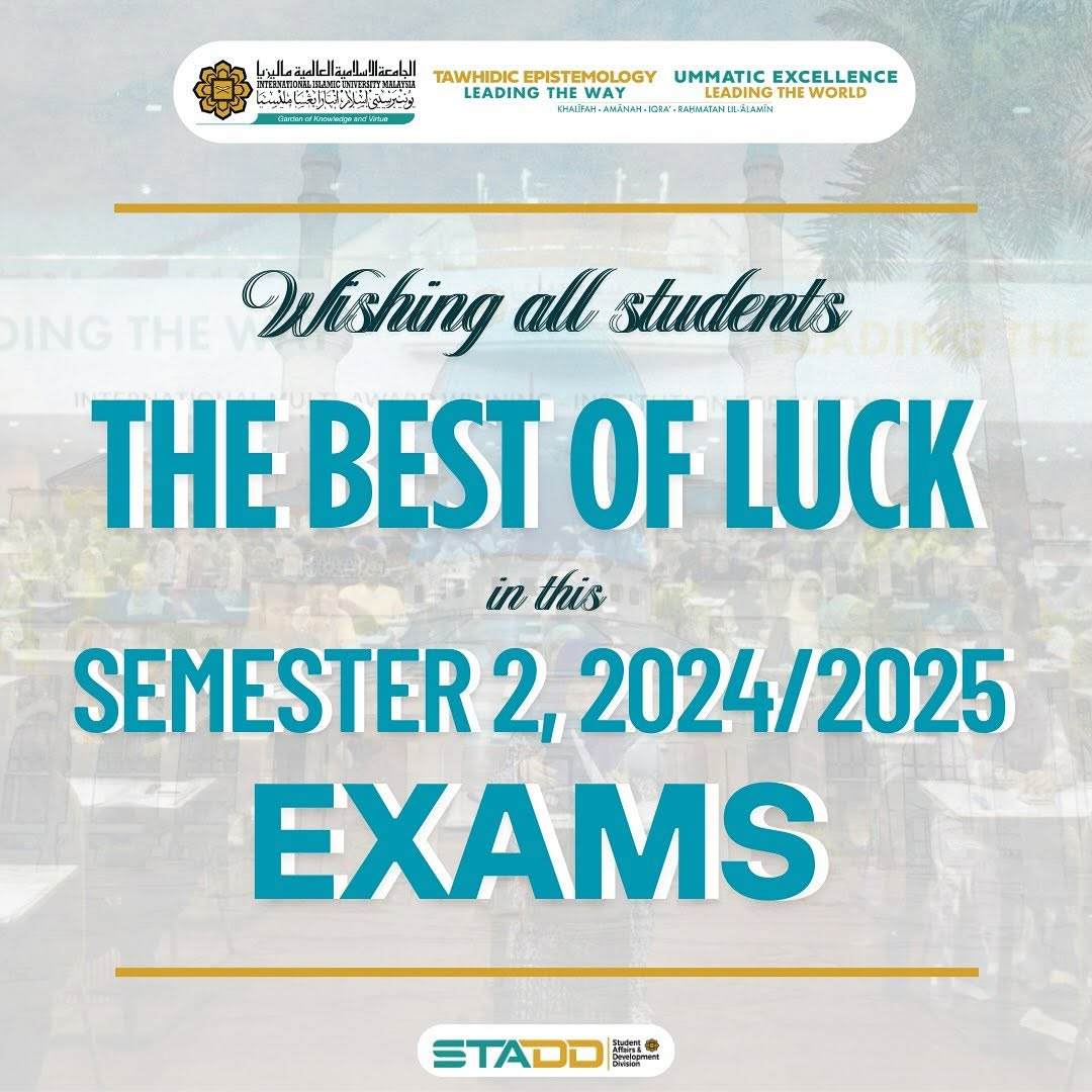 Wishing All Students The Best of Luck!