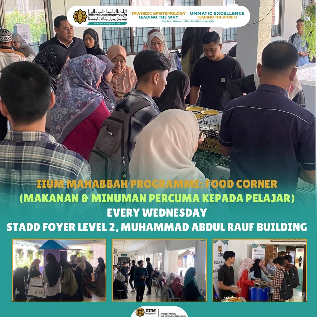 IIUM Mahabbah Food Programme: Food Corner
