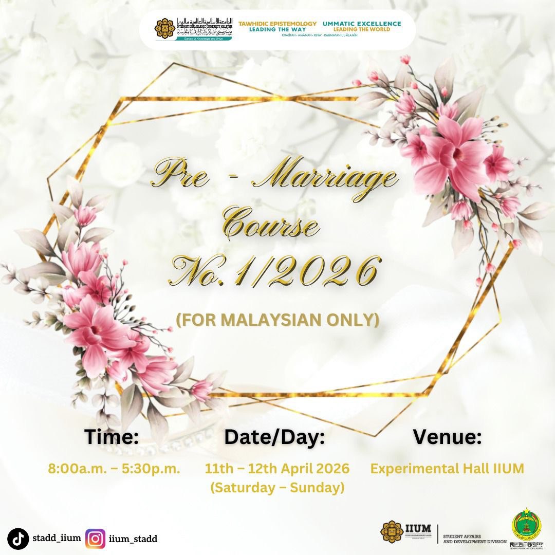 Jabatan Agama Islam Selangor (JAIS), Student Affairs and Development Division (STADD), IIUM