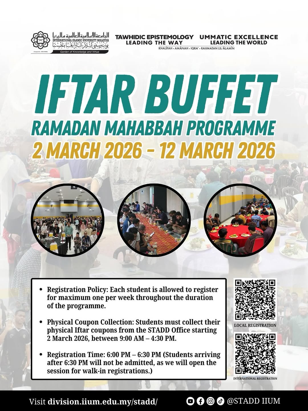 Iftar Buffet Ramadan Mahabbah Programme