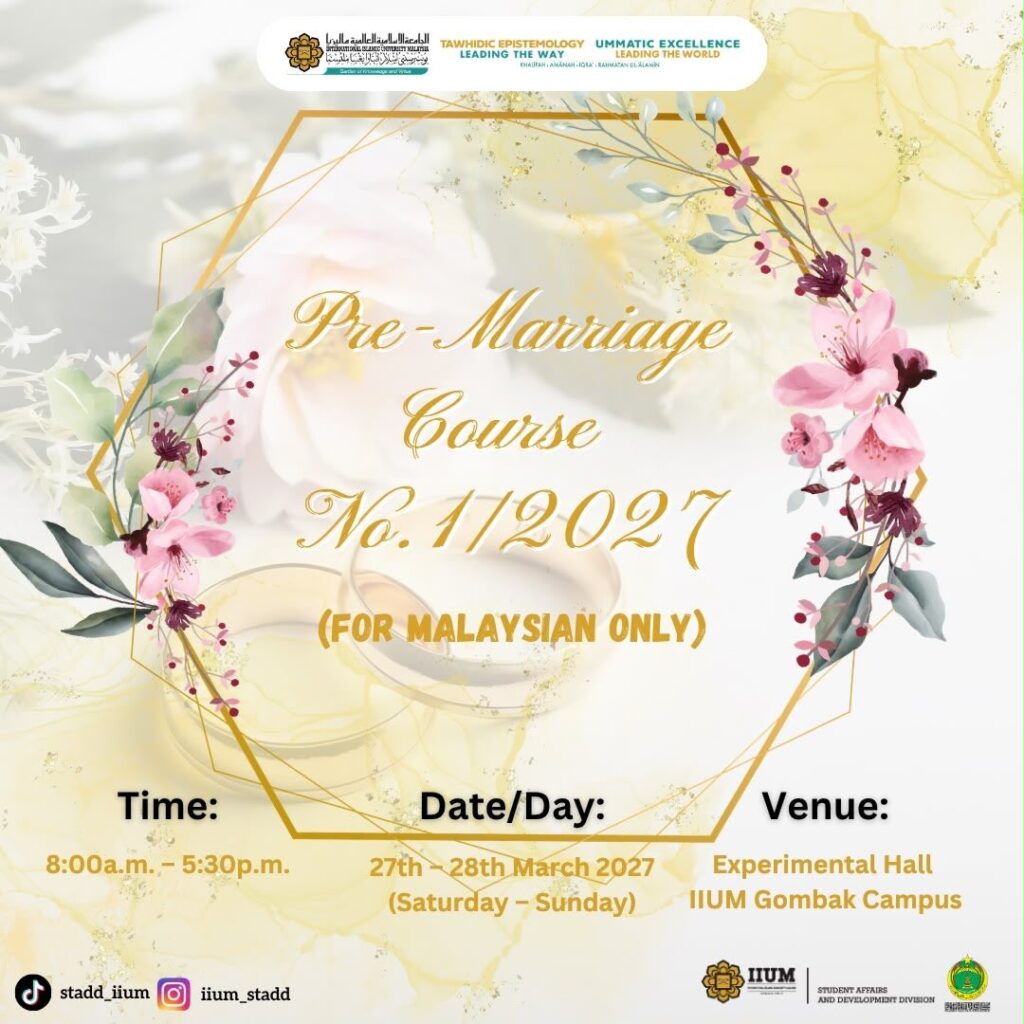 Pre-Marriage Course No.1 / 2027